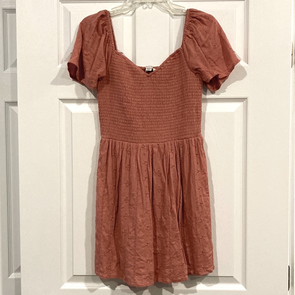 American Eagle Smock Neck Dress